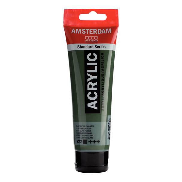 Standard Acrylic Paint, 120ml, Olive Green Deep 622
