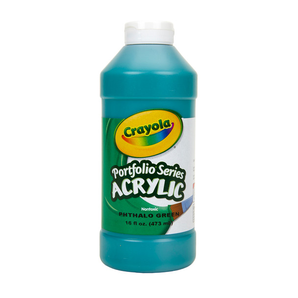 Portfolio Series Acrylic Paint, 16 oz., Phthalo Green