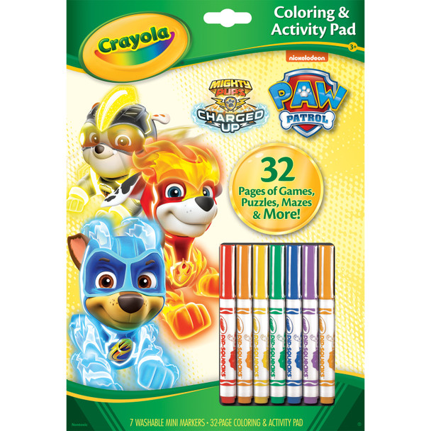 Coloring & Activity Pad with Markers, Paw Patrol