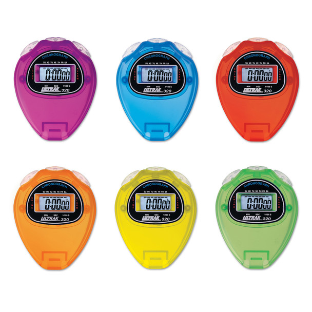 320 Rainbow Stopwatches, Set of 6