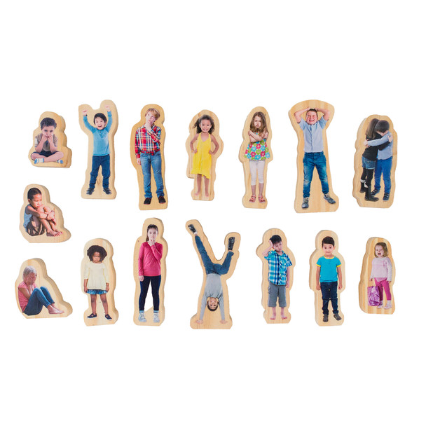 How Am I Feeling today  Wooden People