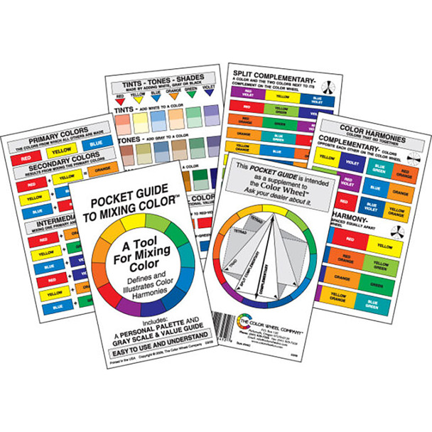 Artist's Color Wheel Pocket Mixing Guide