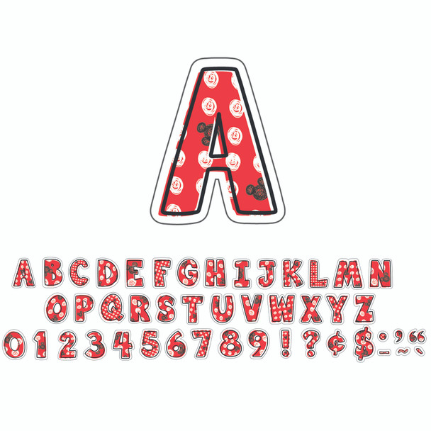 Mickey Color Pop! Deco 4" Letters, 177 Characters