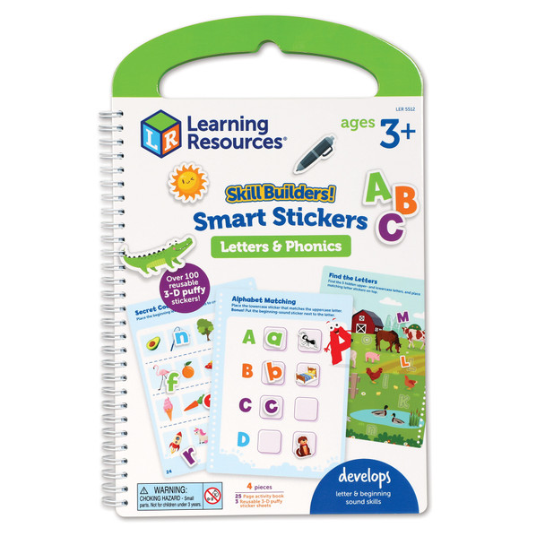 Skill Builders! Smart Stickers Letters & Phonics