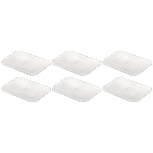 Plastic Letter Tray Lid, Clear, Pack of 6