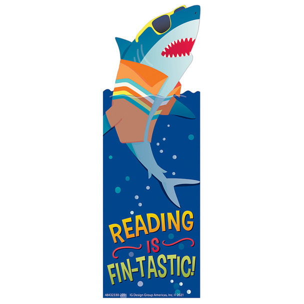 Shark Reading is Fin-Tastic Bookmarks, 36 Per Pack, 6 Packs Shark Reading is Fin-Tastic Bookmarks, 36 Per Pack, 6 Packs