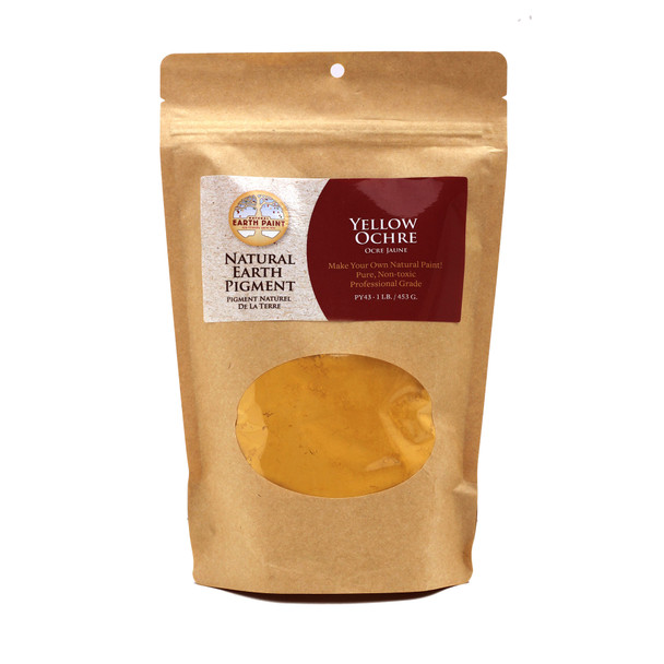 Earth & Mineral Pigments - Yellow Ochre - 1 lb.