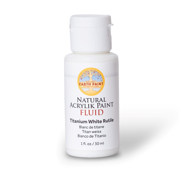 Natural Fluid Acrylik - 1 oz - Titanium White Rutile
