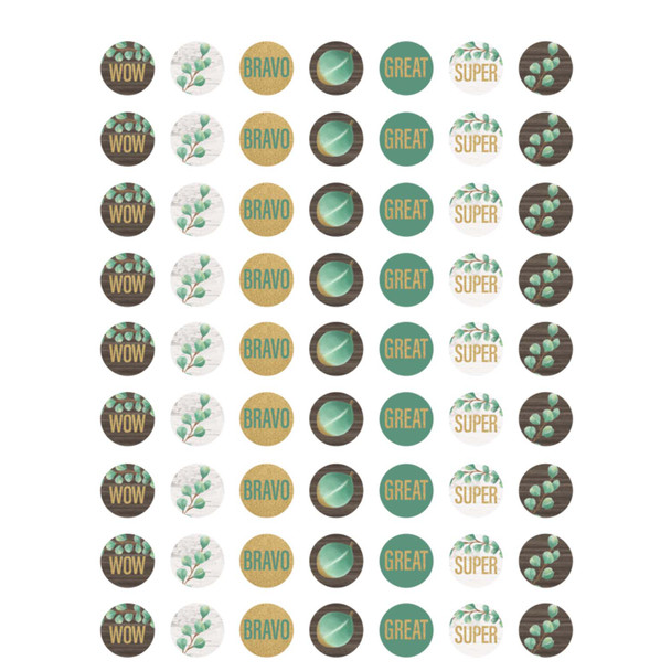 Eucalyptus Mini Stickers, 378 Per Pack, 12 Packs Eucalyptus Mini Stickers, 378 Per Pack, 12 Packs