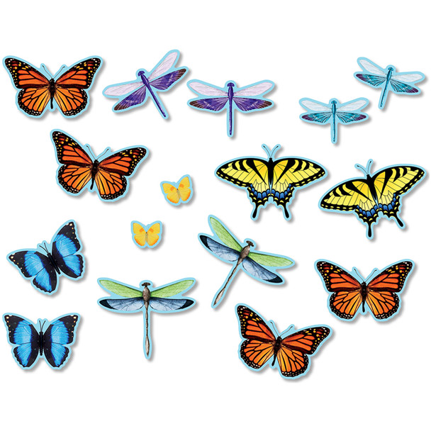 Bulletin Board Accents Butterflies & Dragonflies