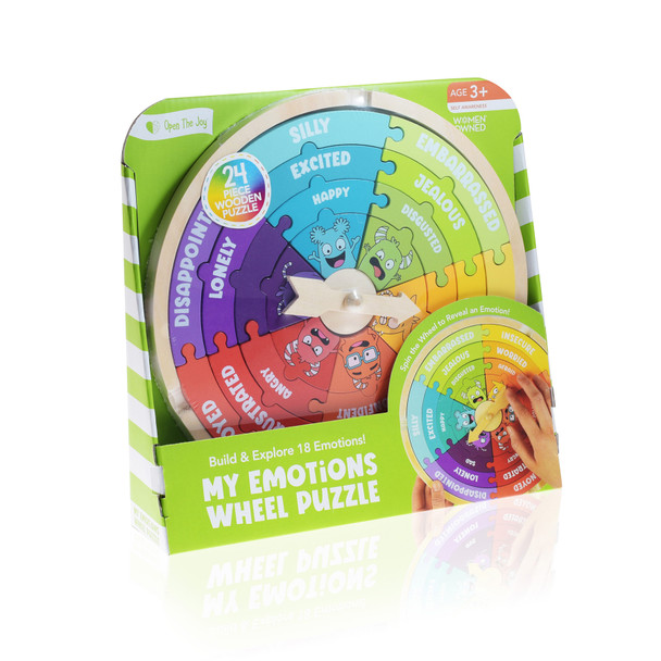 My Emotions Wheel, Emotional Intelligence, Mindfulness, and Learning Toy for Kids