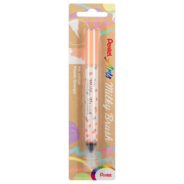 Milky Brush Pen, Pale Orange Ink, 1-Pack