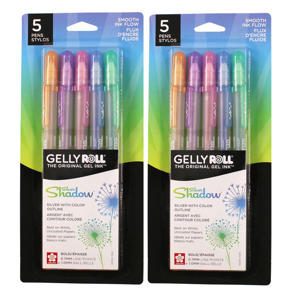 (2 St) 5ct Gelly Roll Asst Silver