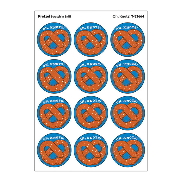 Oh/ Knots!/ Pretzel Scent Stickers, 24 ct.