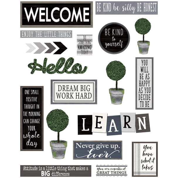 Modern Farmhouse Wall Decor Bulletin Board Set