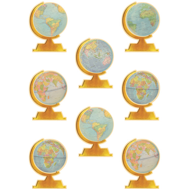 Travel The Map Globes Accents, Pack of 30