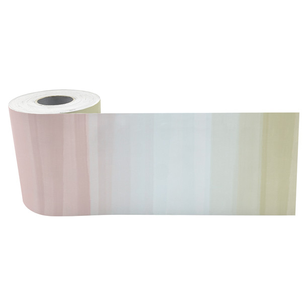 Straight Rolled Border Trim, Cool Tones, 50 Feet