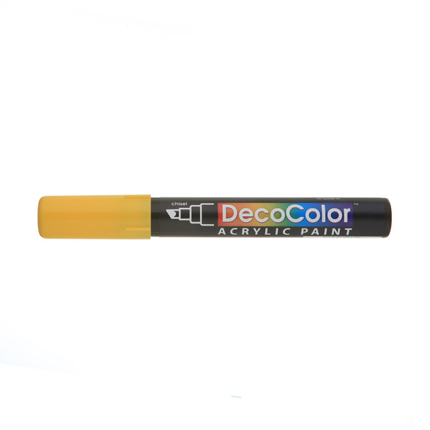 DecoColor Acrylic Paint Pen, 315-S, Chisel Tip, Yellow #5