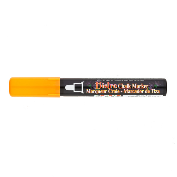 Bistro Chalk Marker Broad Tip, 480F-S, Fluorescent Orange