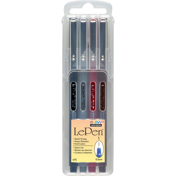 4300-4E LE PEN 4 PCS DARK COLORS SET