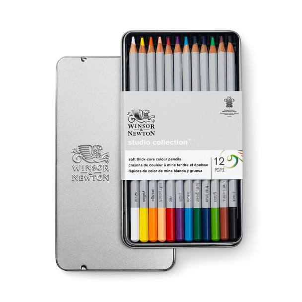WN Studio Collection Colour Pencil Tin - 12pc