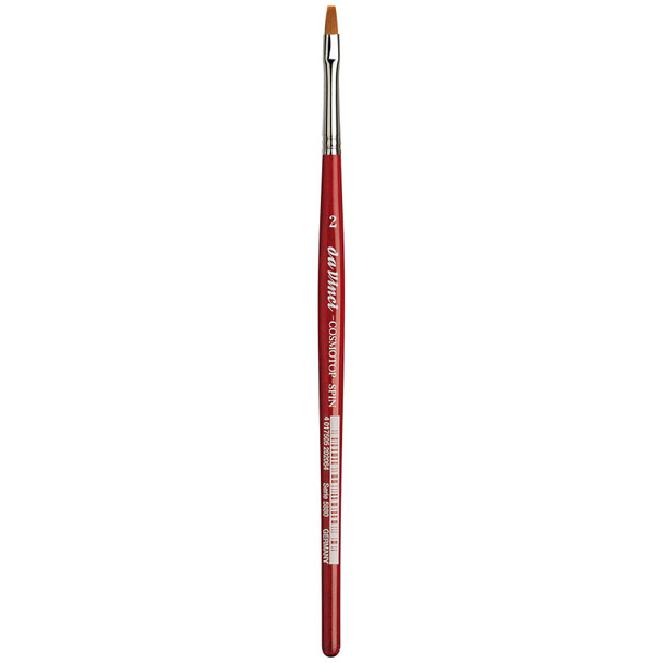 COSMOTOP-SPIN Silkpainting Brush, Synthetic, Watercolor, Flat, Size 2