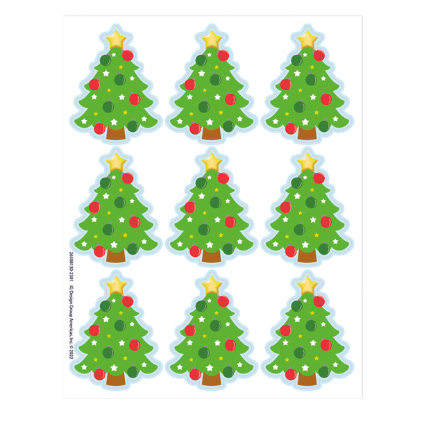 Christmas Tree Giant Stickers, Pack of 36