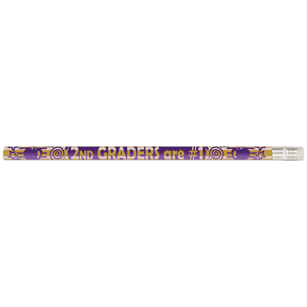2nd Graders Are #1 Pencils, Pack of 12 - MUSD1506