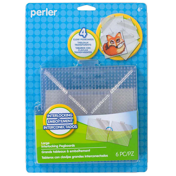 Large Clear Pegboards, 4 Per Pack, 2 Packs Large Clear Pegboards, 4 Per Pack, 2 Packs