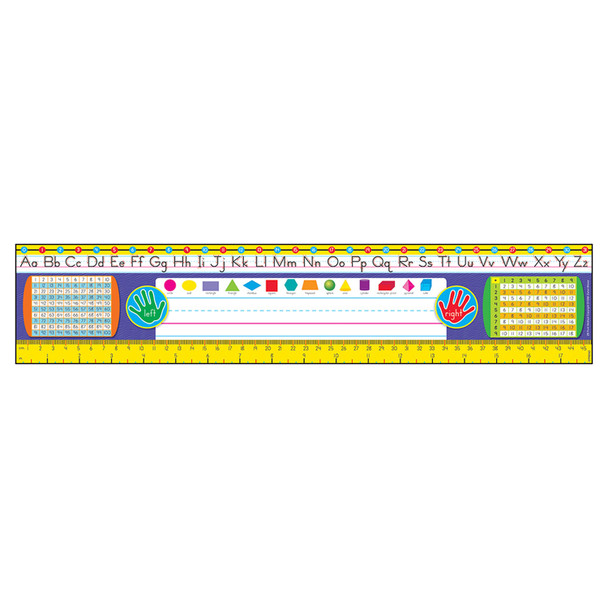 Gr. 2-3 Zaner-Bloser Desk Toppers Ref. Name Plates, 36 ct