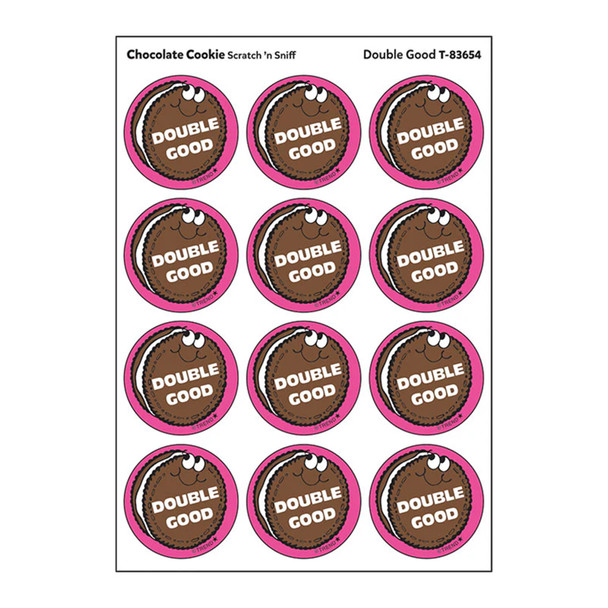Double Good/ Chocolate Cookie Scent Stickers, 24 ct.
