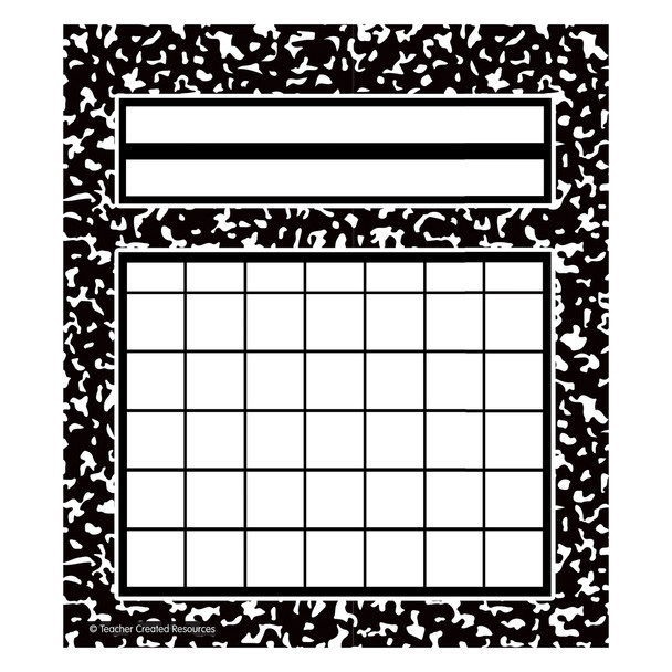 Cool for School Composition Incentive Charts, Pack of 36