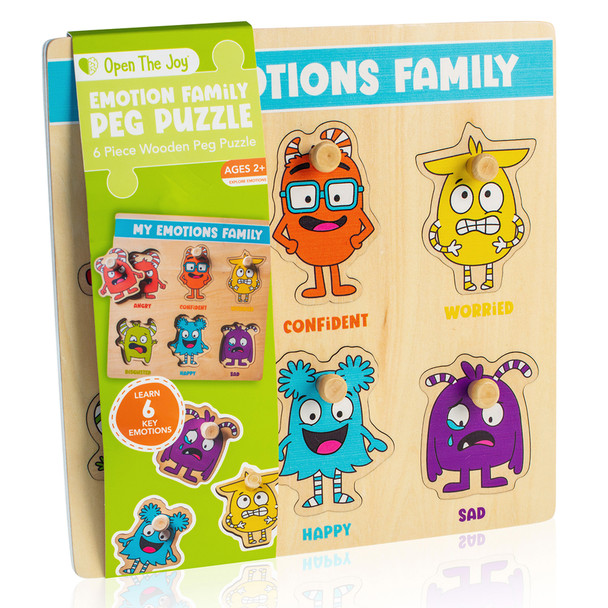 My Emotions Family Peg Puzzle