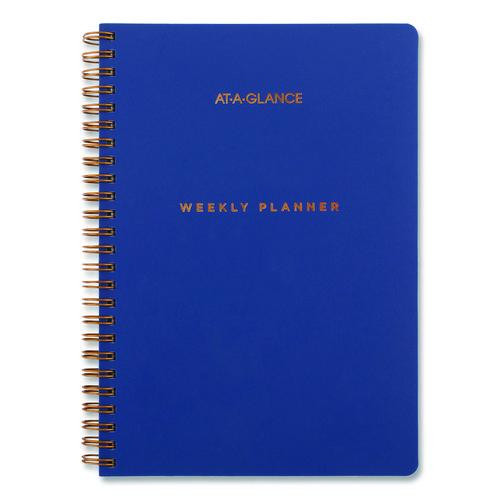 Signature Lite Academic Weekly Monthly Planner, Blue Cover, 12-month (july To June): 2025 To 2026