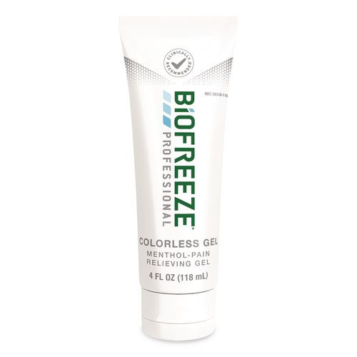 Professional Colorless Topical Analgesic Pain Reliever Gel, 4 Oz Tube