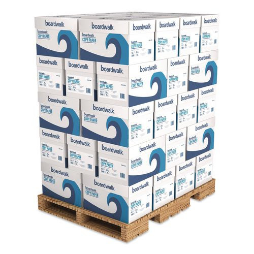 Copy Paper, 92 Bright, 20 Lb Bond Weight, 8.5 X 11, White, 500 Sheets/ream, 10 Reams/carton, 40 Cartons/pallet - BWK21200PLT