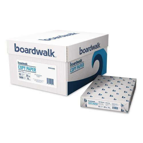 Legal Size Copy Paper, 92 Bright, 20 Lb Bond Weight, 8.5 X 14, White, 500 Sheets/ream, 10 Reams/carton - BWK24200