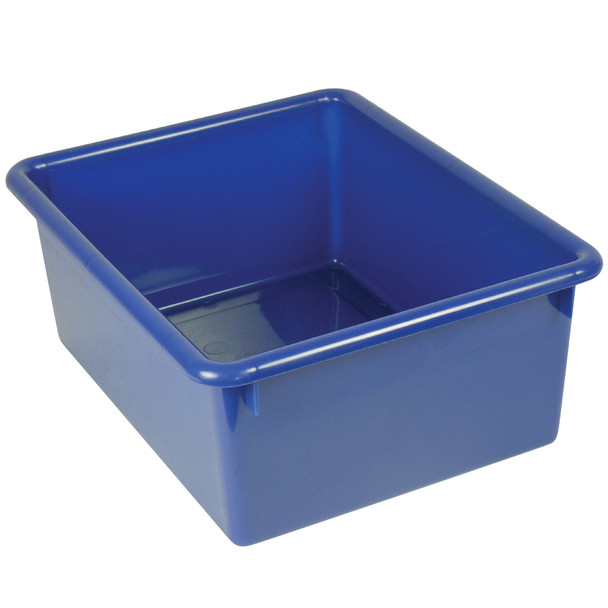 Stowaway® 5" Letter Box no Lid, Blue, Pack of 3 Stowaway® 5" Letter Box no Lid, Blue, Pack of 3