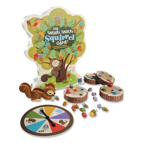 The Sneaky, Snacky Squirrel Game, 2 To 4 Players, Ages 3 To 7, 27 Pieces