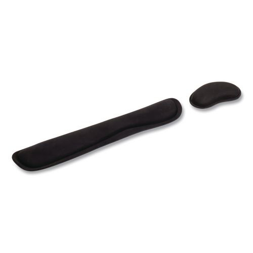 Memory Foam Gaming Ergonomic Keyboard And Mouse Wrist Rest Set, Black