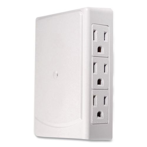 6 Outlet Side Mount Wall Tap, White