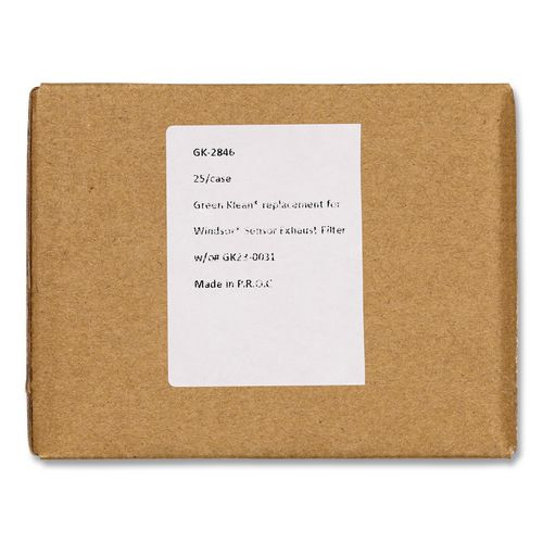 Gk-2846 Replacement Exhaust Filter, 25/carton