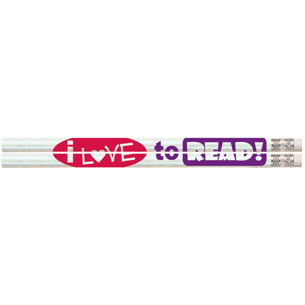 I Love to Read! Pencils, 12 Per Pack, 12 Packs I Love to Read! Pencils, 12 Per Pack, 12 Packs
