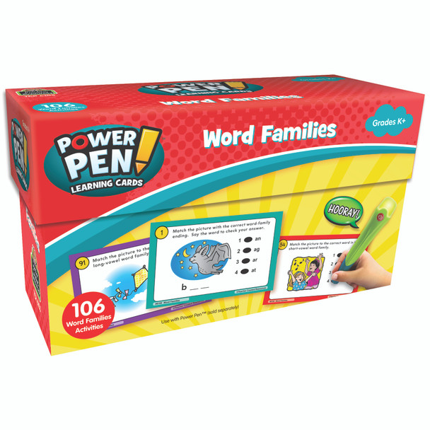 Power Pen™ Learning Cards: Word Families Power Pen™ Learning Cards: Word Families