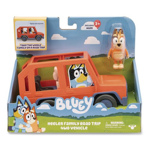 Series 11: Heeler Family Road Trip 4wd Vehicle, Ages 3 And Up, 2 Pieces