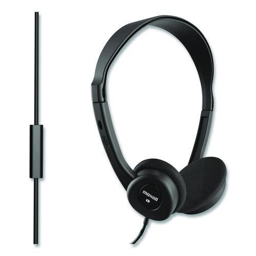 Hp100 Headphone With Mic, Black