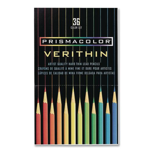 Verithin Colored Pencils, Assorted Lead And Barrel Colors, 36/set