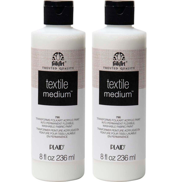 Textile Medium, 8oz., Pack of 2