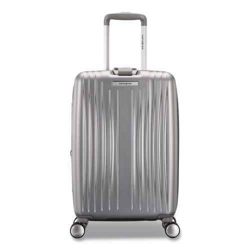 Opto 3 Hardside Spinner Suitcase, 13.58 X 9.25 X 19.29, Silver