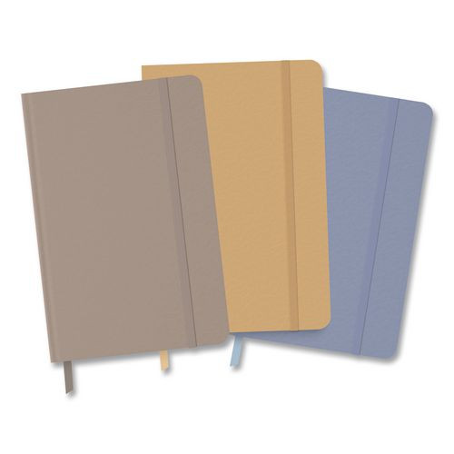 Hardcover Journal, Medium/college Rule, Assorted Cover Colors, (64) 8.25 X 5.5 Sheets, 3/pack